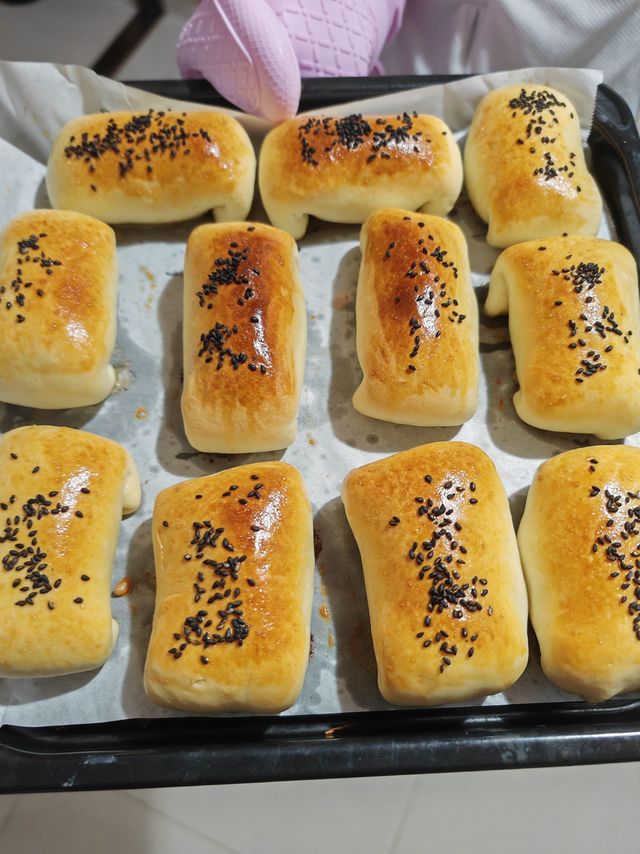 自己做的烤包子也不赖嘛！
