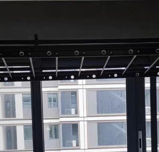 升降晾衣架手摇阳台双杆式家用晾衣杆神器自动顶装手动晒衣架凉衣