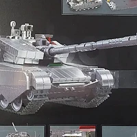 积木的世界 篇九十七：小鲁班 1/35 99A主战坦克（金属漆版）开箱