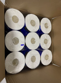 维达（Vinda）有芯卷纸 蓝色经典4层200克*27卷 厚韧更耐用 大分量纸巾整箱