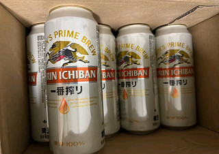 麒麟（Kirin） 一番榨 黄啤酒 500ml*24听 整箱装