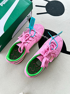 Pink Puma💓 张元英同款芭乐粉德训鞋好适合夏天啊～