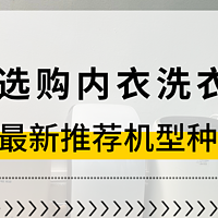 怎样选购内衣洗衣机？2024年5款最新推荐机型种草