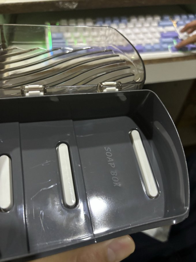 禧天龙皂盒牙刷架