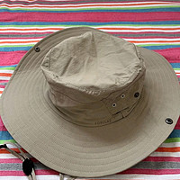 迪卡侬渔夫帽登山防晒夏季户外徒步遮阳帽防紫外线男女灰L-2022178
