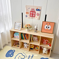 这个儿童书柜我真是爱了，实木材质