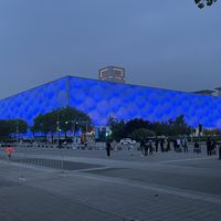 水立方游泳，泳池确实不错