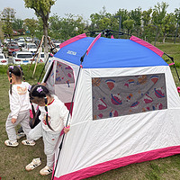 公园亲子露营值得拥有的帐篷——迪卡侬速开帐篷