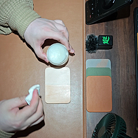 桌搭鼠标垫皮样品质测试一：日常涂保养油