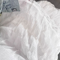 夏季法式清纯白色吊带连衣裙子女春2024新款高级感海边度假风长裙