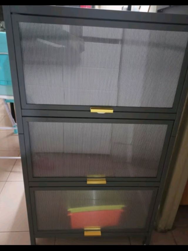佳帮手厨房用具置物架落地多层家用微波炉置物架收纳柜子碗柜储物柜5层
