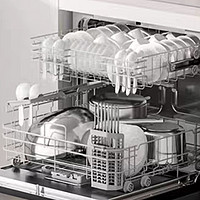 智能清洁魔法秀，洗碗机美的小魔方灶下可安装13套全自动家用大容量独立嵌入式
