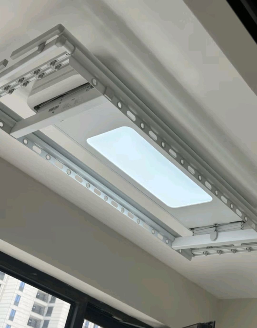 邦先生电动晾衣架智能小阳台全自动升降伸缩遥控米家用凉晒衣杆机m50s