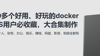 開源&Docker 篇一百零七：NAS用戶請收藏！100多個docker應用大合集，讓NAS真正成為家庭數字服務中心！