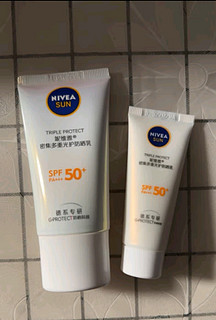 妮维雅（NIVEA）清爽不油腻高倍防晒霜 密集多重光护防晒乳50ml SPF50+