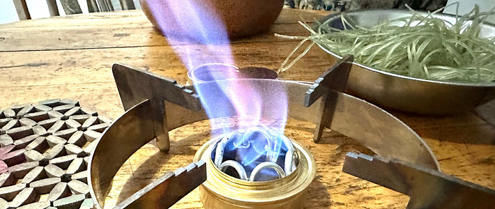 实测弯管铜炉烧火锅