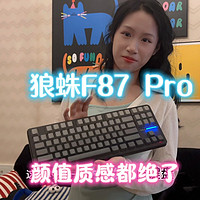 不到二百得键盘怎么选？就看狼蛛F87 Pro！