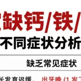 宝宝日常4⃣件套👉早锌晚钙🀄️铁