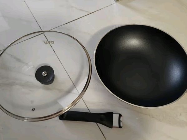 爱仕达(ASD)炒锅少烟易洁不粘锅32cm平底炒菜锅电磁炉燃气通用不沾锅EC8332E