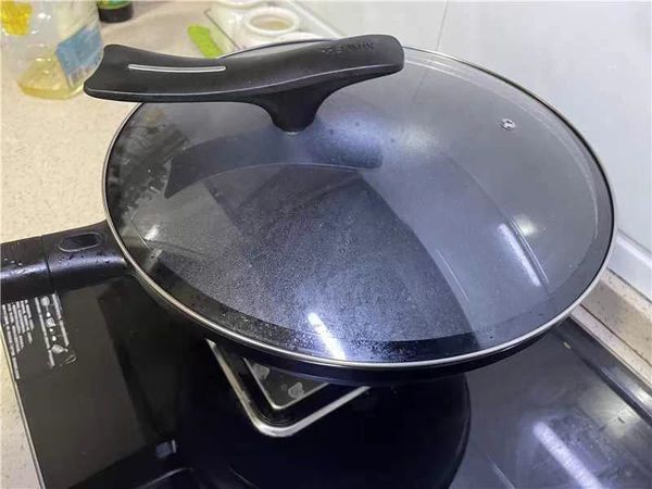 耐磨王麦饭石不粘锅炒锅平底家用无油烟炒菜锅电磁炉燃气灶专用