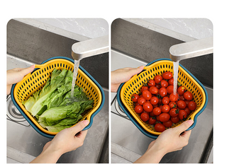 尚美德的洗菜篮实用方便，还很注重外观设计