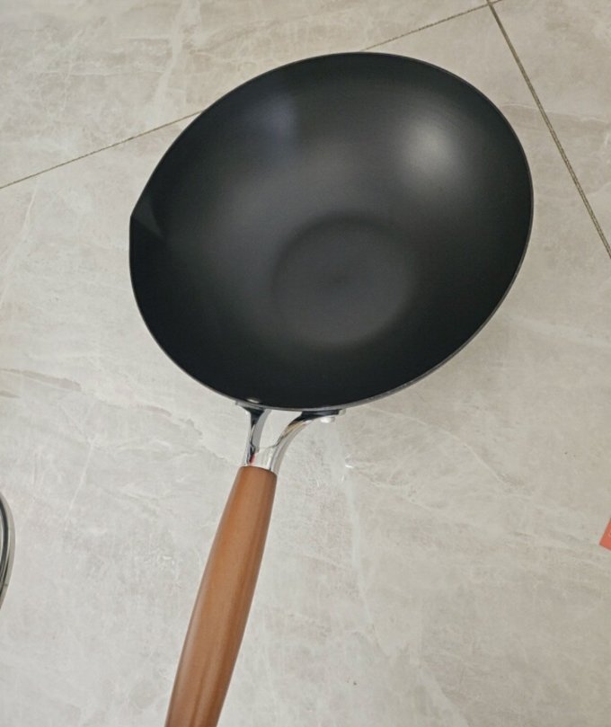 传世家徽炒锅铁锅已开锅极铁精铁炒菜锅不粘无涂层锻打铁锅电磁炉燃气