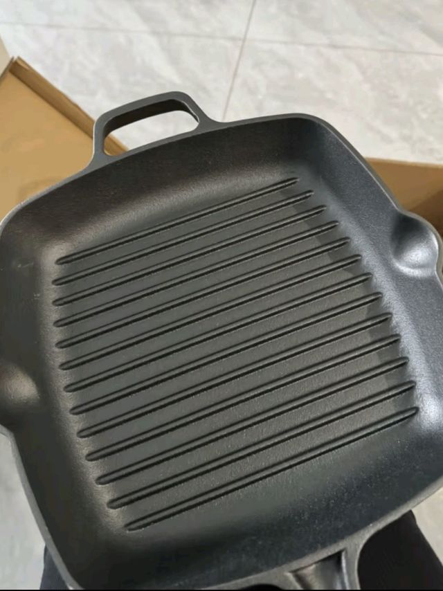 炊大皇珐琅铸铁牛排煎锅24cm