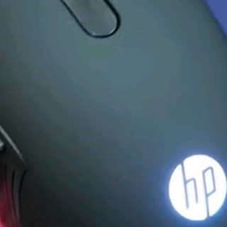 惠普（HP） 有线游戏鼠标 发光电竞鼠标USB游戏办公台式机电脑笔记本 自定义宏LOL吃鸡网吧