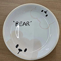 小朋友喜欢的小暖熊瓷盘！