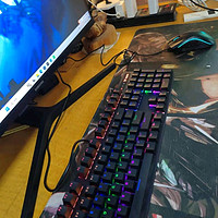 雷柏（Rapoo） V500PRO 有线背光机械键盘 104键全尺寸游戏电竞笔记本电脑多媒体办公