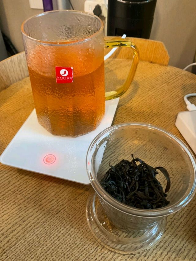 雅集筑茗玻璃茶杯茶水分离玻璃杯带盖带玻璃内胆办公家用耐热泡茶杯