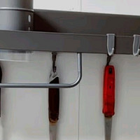 天地鱼厨房置物架枪灰色刀架多功能置物架壁挂式筷子筒厨房用具置物架
