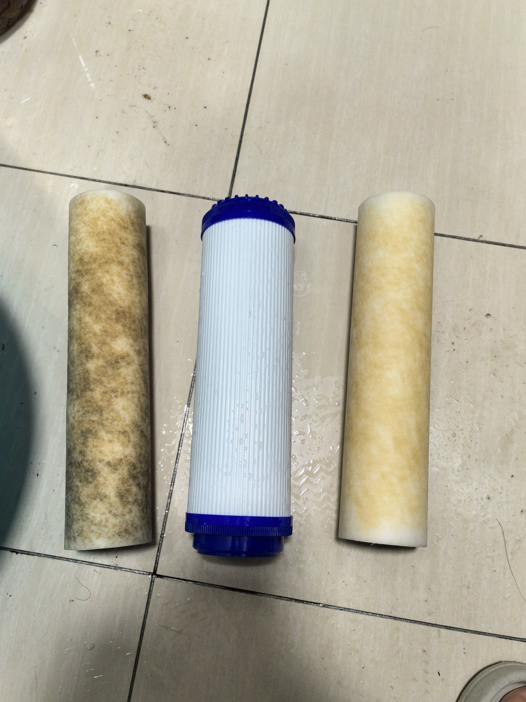 使用5个月的ro反渗透净水器滤芯