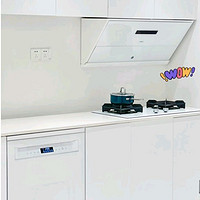 老板（Robam）盐系G1海盐白17+1套三层嵌入式洗碗机自动开关门独立热风烘干独立紫外消毒免费橱改W76A-G1
