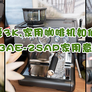 兔牙咖啡馆 篇一百二十六：家用咖啡机如何选？预算3K的新选择：百胜图新款BAE-2SAP家用意式咖啡机