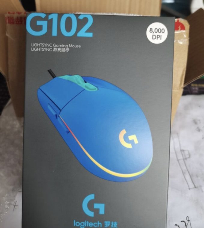 炸裂手感罗技g102lightsync游戏鼠标我的电竞小助手来啦