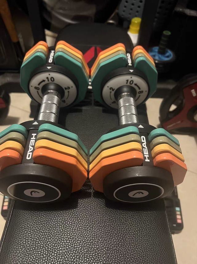海德彩虹哑铃：健身好帮手，质量颜值双丰收