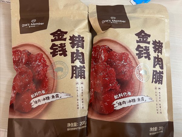 好吃的一号会员店金钱猪肉脯