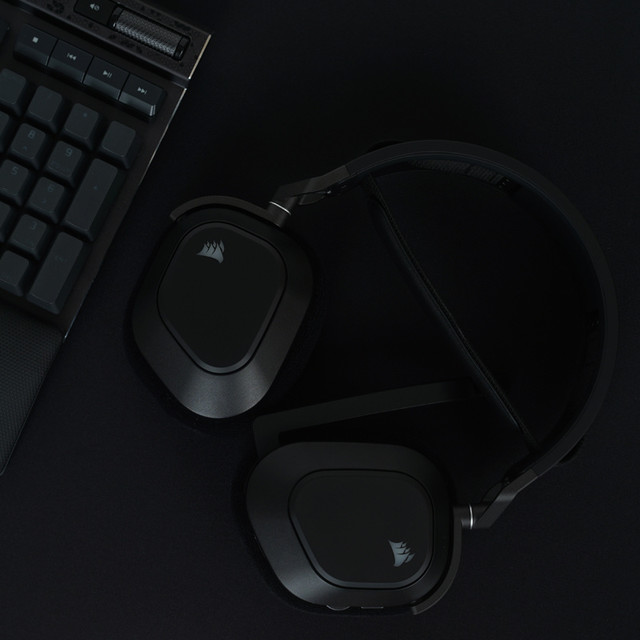 沉浸游戏体验！美商海盗船HS80 RGB WIRELESS耳机！