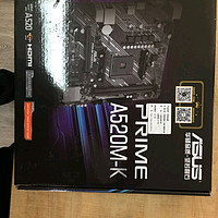 华硕（ASUS）PRIME A520M-K 主板  支持 CPU 3300X/3100 (AMD A520/Socket AM4)