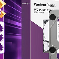 西部数据监控级硬盘WD Purple西数紫盘4TB 