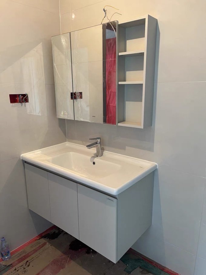 九牧卫浴陶瓷一体盆