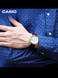 卡西欧（CASIO）手表男士商务简约学生考试石英日韩表520礼物MTP-1183Q-7A