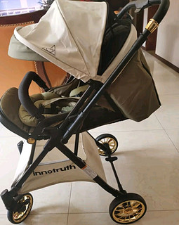 InnoTruth婴儿推车可坐可躺遛娃神器一键收车0-3岁用折叠高景观溜娃神车