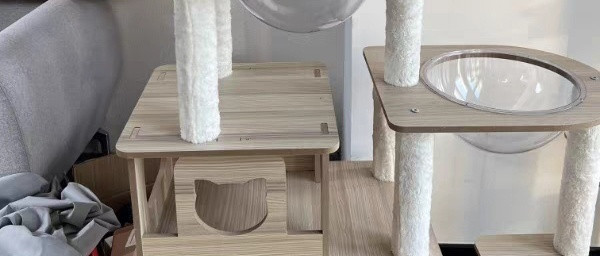 猫爬架猫窝猫树一体实木太空舱通天柱猫架子剑麻玩具猫咪用品大全