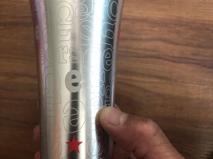 喜力变色啤酒杯