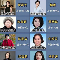 中国最著名的八大富婆，我可太羡慕了！
