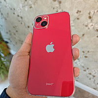 大红色的iPhone还是得套个透明的壳