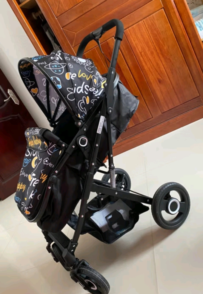 angibaby婴儿推车可坐可躺婴儿车轻便折叠新生儿减震高景观