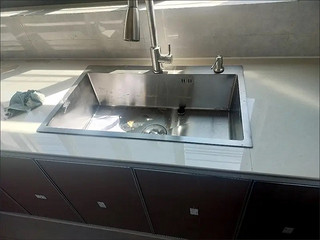 卫达斯厨房水槽大单槽 纳米不锈钢洗菜盆一体盆 厨房水池盆洗碗槽洗菜池 C套餐-配冷热抽拉龙头 尺￼￼